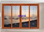 European Style Aluminum Sliding Doors Good Wind Pressure Resistance For Luxury