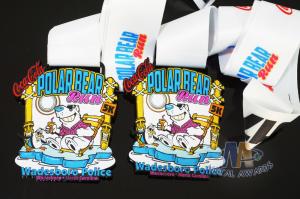 Wholesale Coca Cola Zinc Alloy Custom Sports Medals , Running Race Medals Black Nicekl Plating from china suppliers