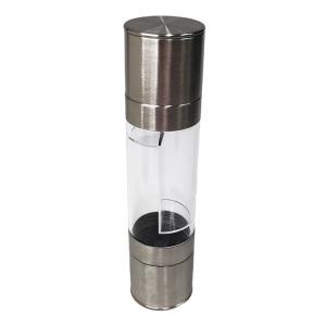 Wholesale 2 In 1 258g 220mm 80ml Stainless Steel Salt Grinder from china suppliers