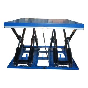 Wholesale Hydraulic Large Double Scissor Lift Tables Electric Platform 133.86''X47.24'' 8000kg from china suppliers