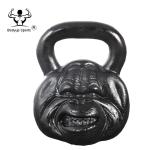 Crossfit Powder Painting Cast Iron Skull Kettlebell / Competition Power Training