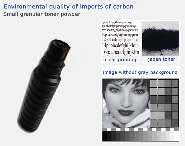 T3520D Black Copier Toner Cartridge For Toshiba E Studio 350 / 450 / 352 / 452
