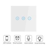 Alexa 15A Glass Touch Dimmer Switch