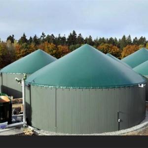 Wholesale PVC Foil Single Membrane Biogas Cover Customized Design For Steel Or Concrete Tanks from china suppliers