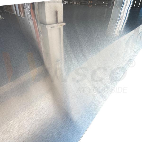 Small Tolerance 304 304L Grade 1250mmx2500mm Mill Edge No.4 Satin Brushed