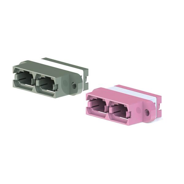 Duplex Adapter MPO With Flange Fiber Optic Adapters Available For Various