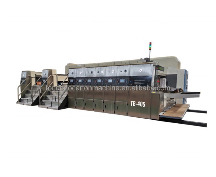 High Definition Flexo Printer Slotter Rotary Die Cutter With Stacker 220V/380V/440V