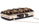 Bling Party Evening Clutch Bags Vintage Steampunk Handmade Embroider Beaded