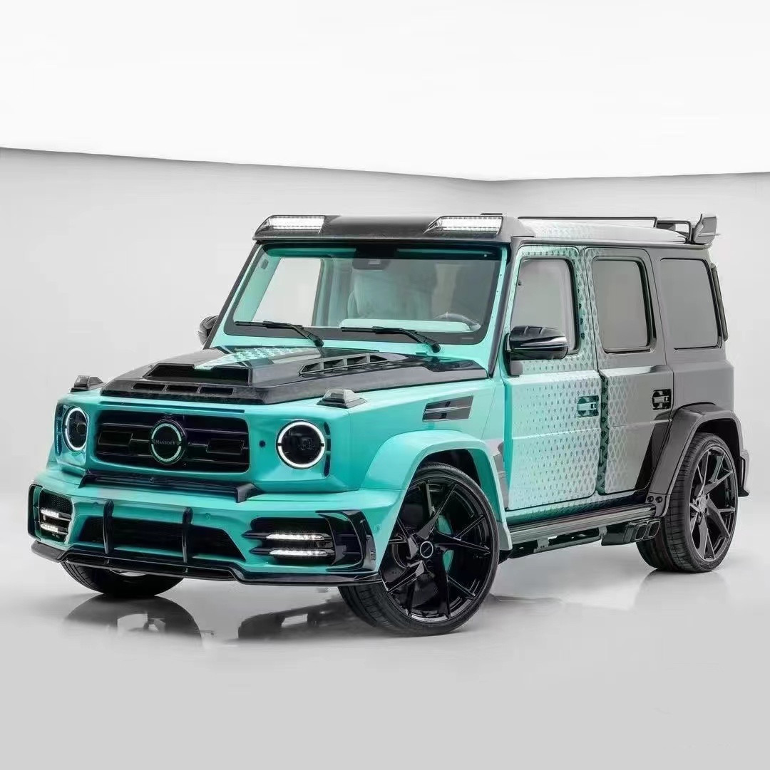 For Mercedes W464 G500 G63 Carbon Fiber Body Kit W464 Upgraded MSY P920 Style Front and Rear Bumper Spoiler Hood Body Kit