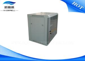 Wholesale Vertical Server Cabinet Fiber Optic Termination Box , 6U 9U 12U Fiber Optic Patch Box from china suppliers