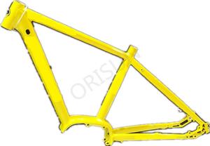 Wholesale Aluminum Yellow Bike Frame , 29 Inch Electric Mountain Bicycle Frames from china suppliers