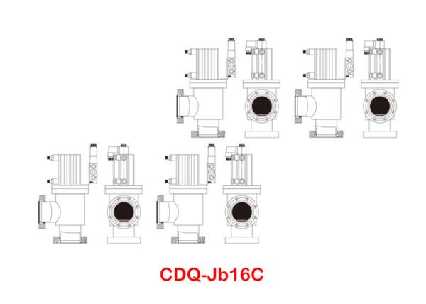 Reliable Seal Vacuum Angle Valve Pneumatic Drive / Smc Vacuum Valve Small