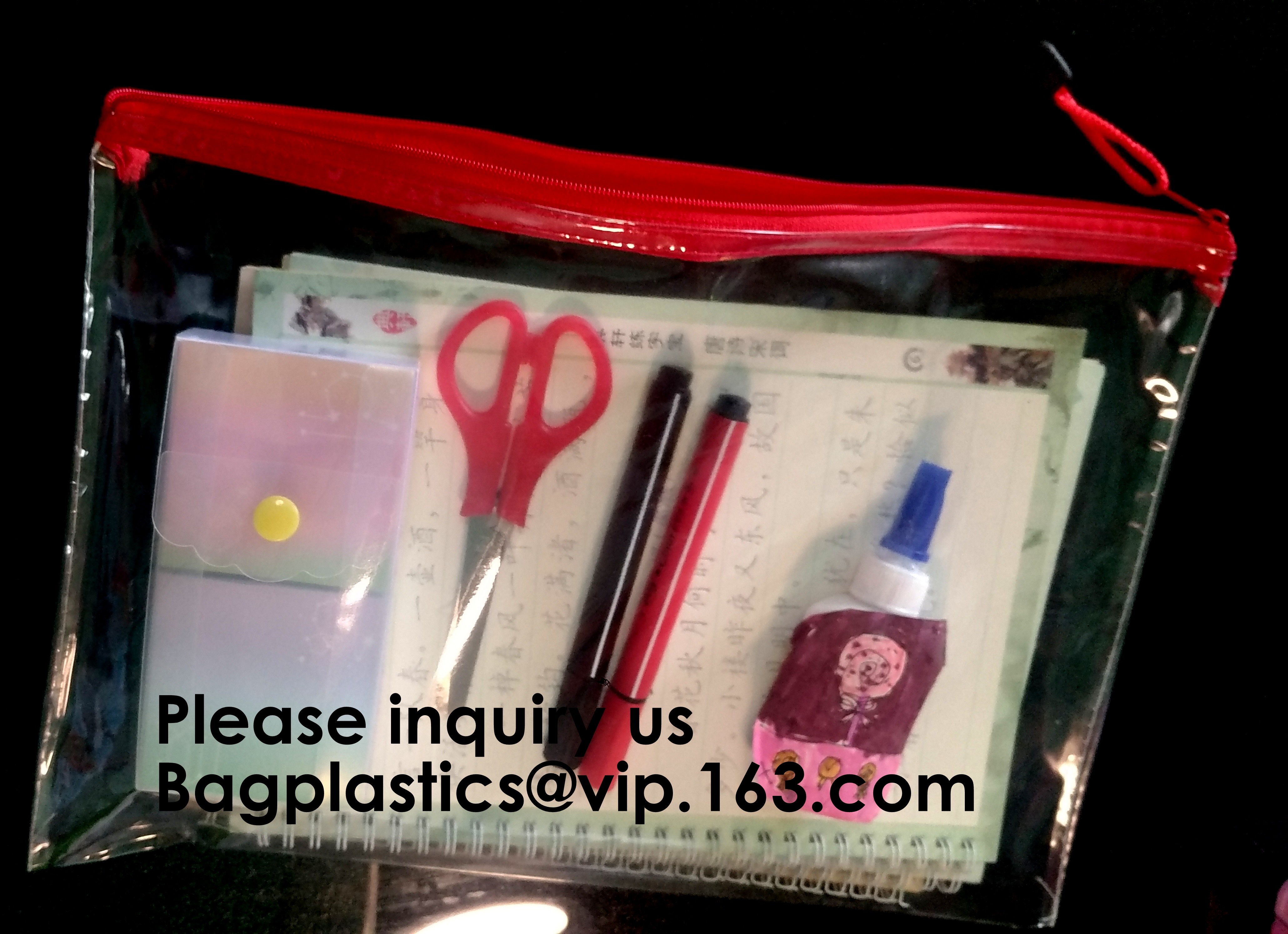 PP Stationery File Bag/Envelop Document Conference File Folder,Document File Box Biodegradable File Bag,Document Bag pac