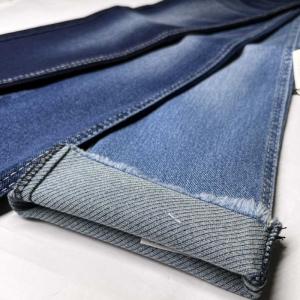 Wholesale OEM ODM Fake Knitted Denim Fabric Indigo Black 180cm Heavyweight from china suppliers