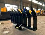 Excavator Rake Bucket , land rake for excavator CAT320D PC200