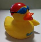 Mini Yellow Weighted Rubber Ducks Cartoon Student Boy Phthalate Free Vinyl