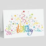 Custom Photo Recycled Paper Thank You Cards High end Birthday Fashionable