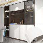 Household PVC Wood Grain 3D Wallpapers for Water Proof Interior Wall Panel in