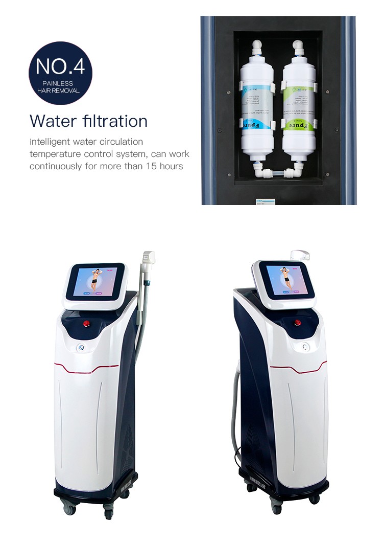 ice diode laser 755 808 1064 permanent hair removal machine price