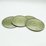 603 gold color Metal Can Lids, BPANI internal food safety lacquer, for canned