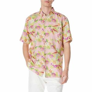 Wholesale Floral Print Mens Casual Short Sleeve Shirts Button Down 52% Linen 48% Cotton Blend from china suppliers