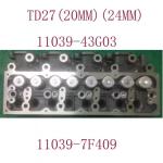 Cast Iron TD27 Cylinder Head 110397F409 Customizable For Nissan Terrano
