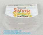Fresh Lettuce Salad Fruits Pouches BOPP Anti Fog Leafy Vegetables Packaging Bags