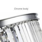 Modern Vintage Crystal Ceiling Light Flush Mounted Crystal Ceiling Light(WH-CA