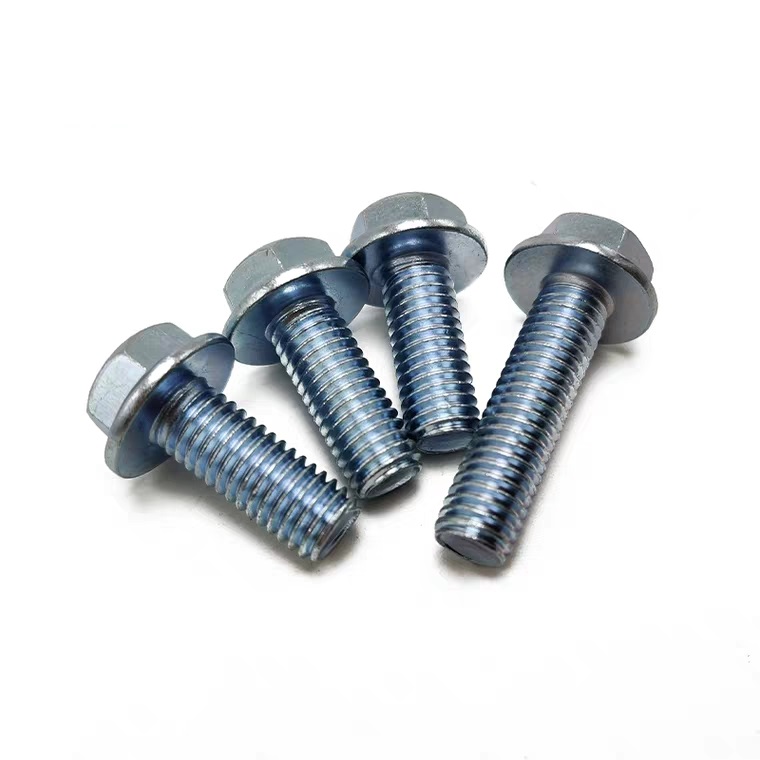 M19 M20 M21 Flange Bolt Grade 10.9/12.9 DIN6921 in Plain Finish for Secure Fastening
