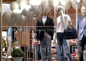 Wholesale Visual Merchandising Fiberglass White Balloons , Fiberglass Hard Balloons For Advertising from china suppliers
