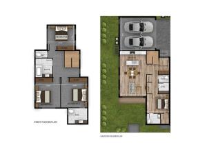 Wholesale Prefab Light Gauge Steel Frame House 2nd Floor 3 Bedroom For Townhouse Project from china suppliers