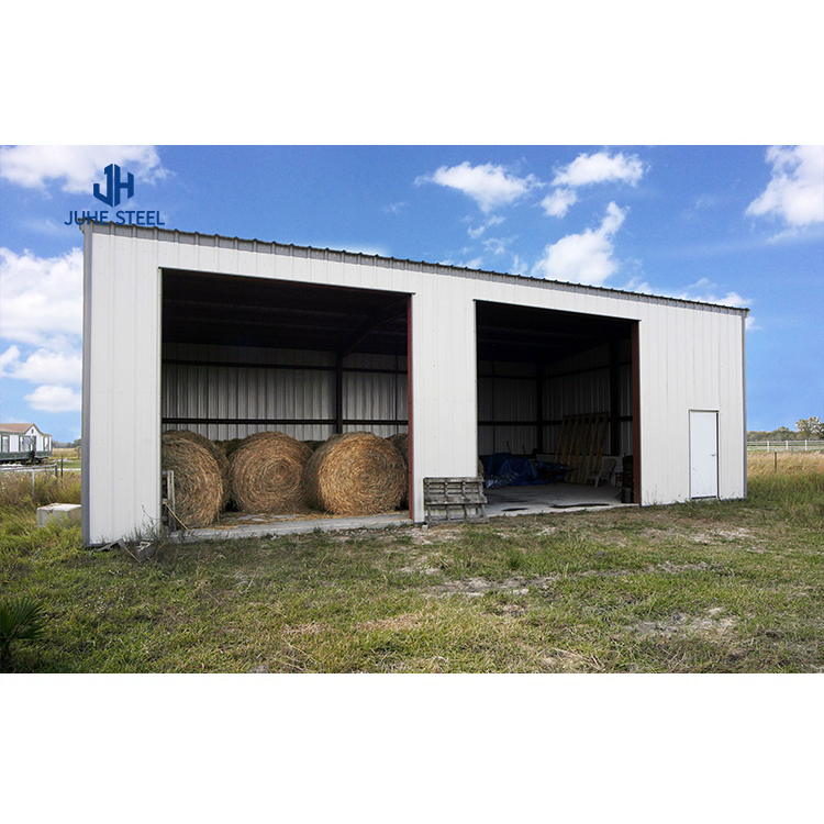 Customized Prefabricated Pole Barn Kits Steel Structure Warehouse Farm Shed Workshop