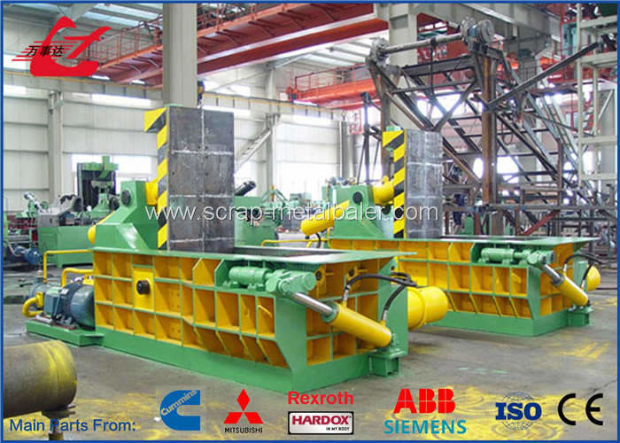 Small Metal Hydraulic Scrap Baling Machine For 3mm Steel Shavings