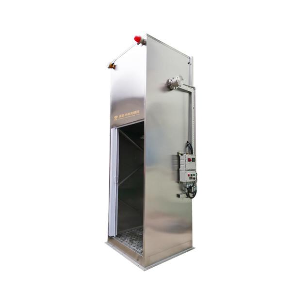 Electric Heating Enclosed Eyewash Station Booth 304 Stainless Steel Temperature