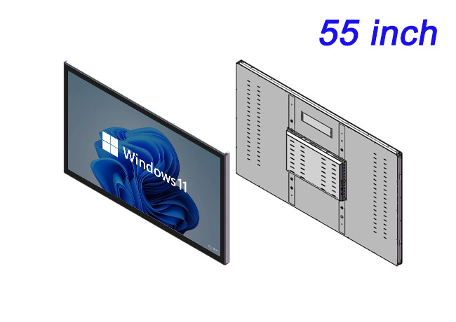 55-Inch Windows Touch Embedded Screen for Corporate Presentations, Digital Art Installations, Interactive Museum Exhibits, and High-End Video