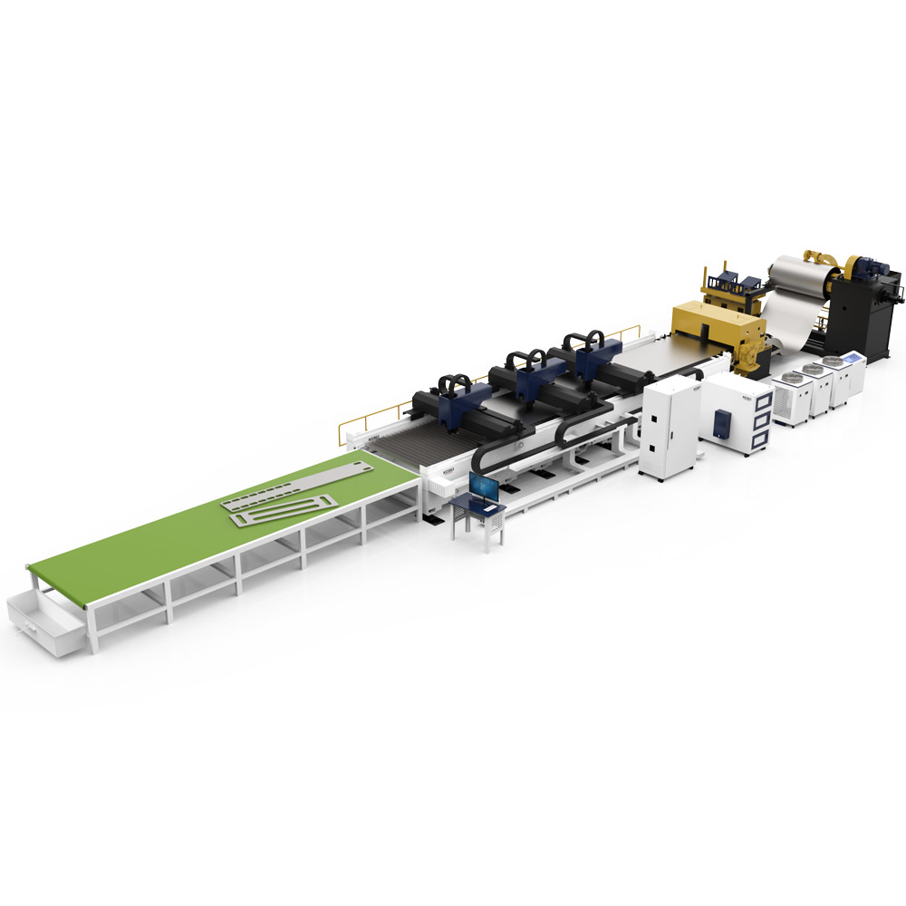 Industrial Automatic Coil Laser Cutter With 3 Phases Power Specifications 380V/50HZ