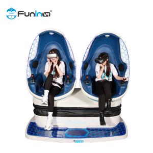 Wholesale 9d VR machine 3d headsets glasses 2 seats blue 9d cinema virtual reality simulator vr games for sale from china suppliers