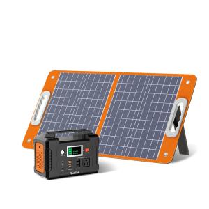 Wholesale Waterproof Foldable Solar Panel Kit 100w 200w for 12V 24V Battery Power Station OEM from china suppliers
