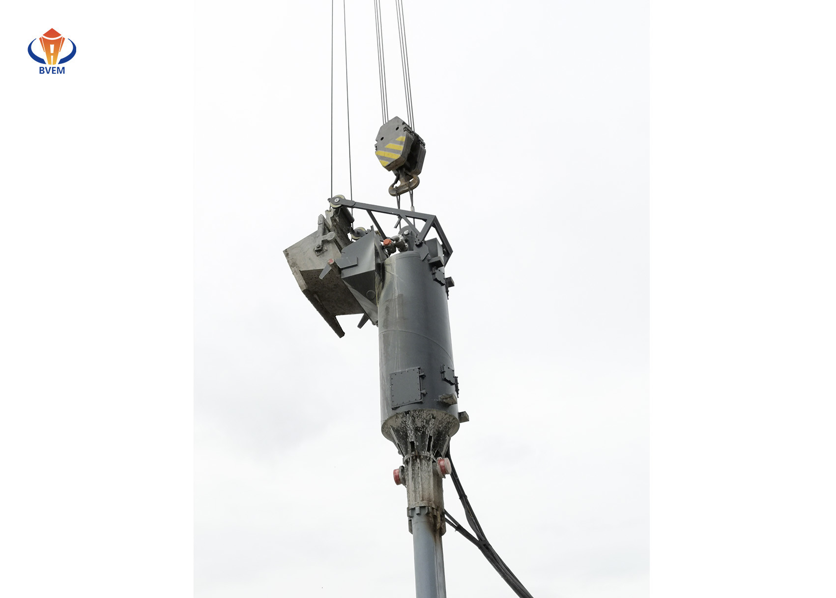 Exact Real Time Pile Diameter Controlling Equipment For Soil Improvement