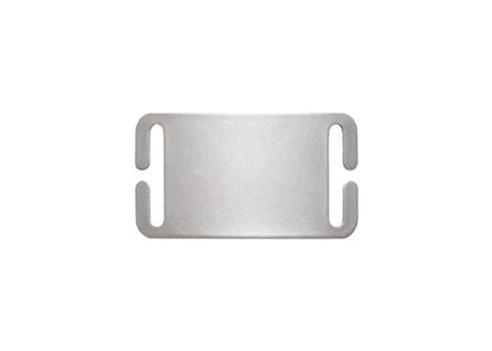 Adjustable Sports Velcro Medical Bracelet Easy Wash With Blank Black Plate