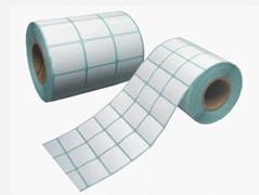 Wholesale White Rectangle Paper Adhesive Sticker Labels Unprinted In Roll from china suppliers