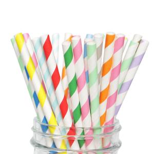 Wholesale Colorful Attractive Paper Party Straws To Decorate Birthday Parties Baby Showers from china suppliers