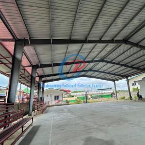 Wholesale Prefab Steel Structure Basketball Court , Badminton Court Steel Structure Building from china suppliers