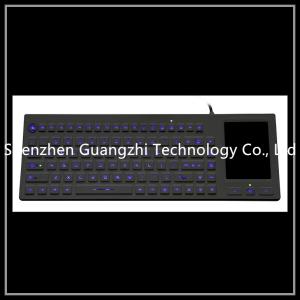 China Ip68 Protection Silicone Rubber Keypad With Led Backlit Touchpad Wear Resistant on sale