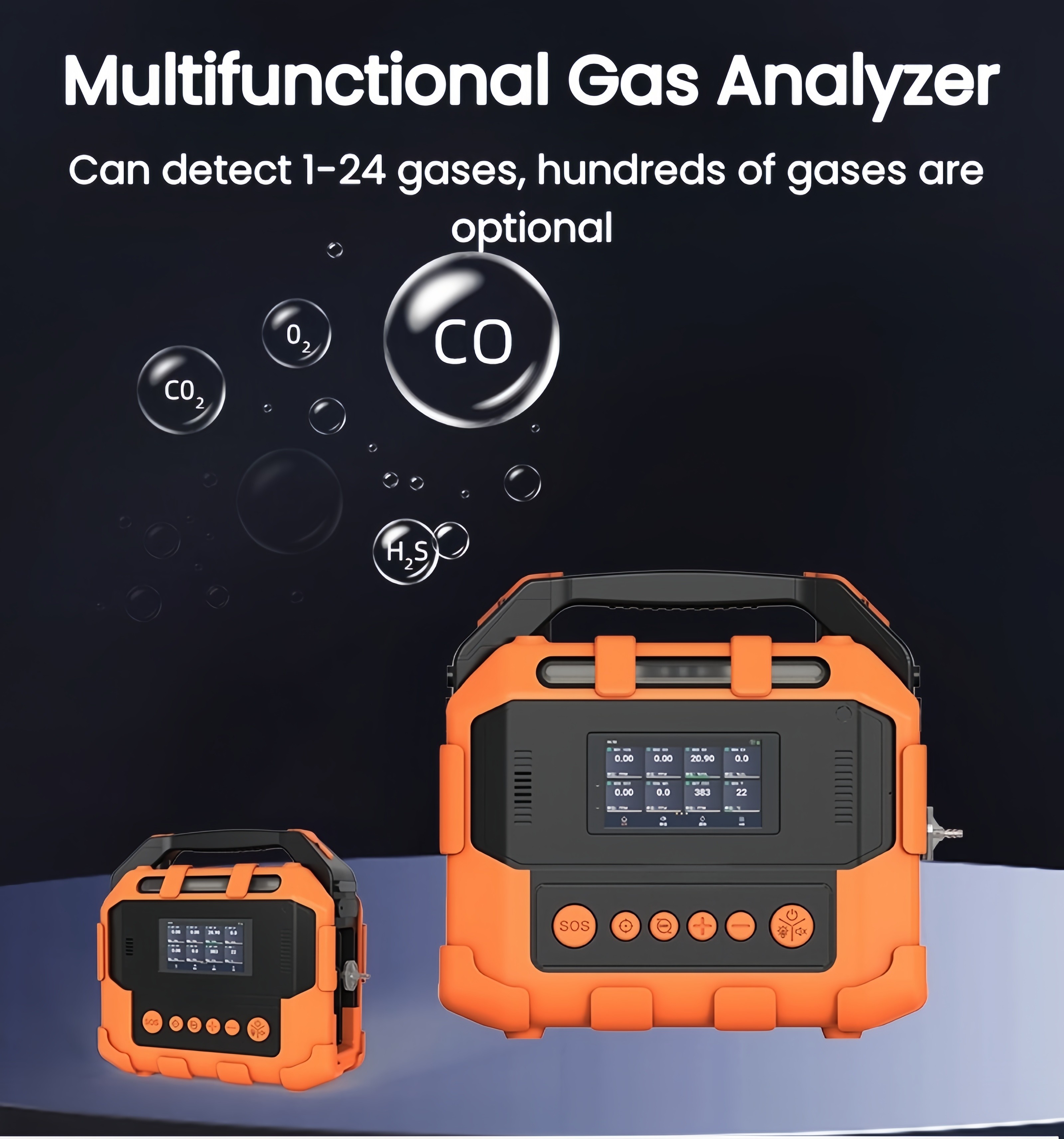 Ptm600-S Portable Intelligent Gas Analyzer For Multi Gas Detection