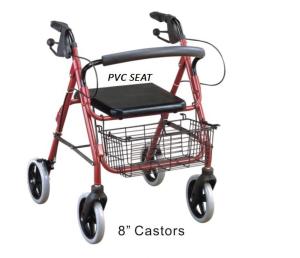 Wholesale Durable Shopping Rollator , Adults Drive Medical Aluminum Rollator from china suppliers
