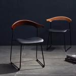 Rustic Vintage PU Dining Chair