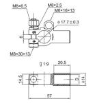 Universal Car Automotive Battery Terminals / Car Battery Positive Connector