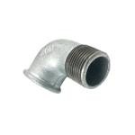Metallurgical Galvanized Black Malleable Iron Street Elbow Male Female NPT
