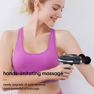 Wholesale Massage Gun Deep Tissue,Unique double massage head design,Muscle Percussion Black Massager Guns from china suppliers